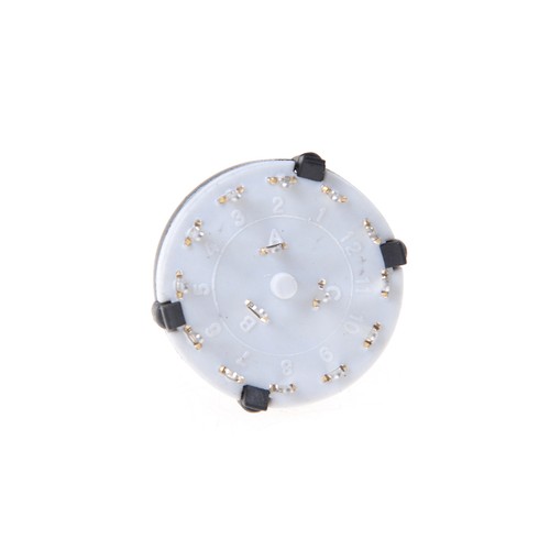 1Pcs 3P4T 3 Pole 4 Position Single Wafer Band Selector Rotary Switch 17g IU