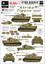 échelle 1//35 35-955 Afrika Tigers #2 Star decals Initial Production Tiger I