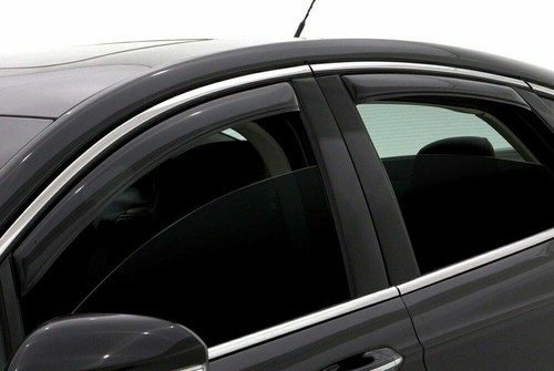 AVS 194768 In-Channel Rain Guards Vent Visor Fits 2016-2019 Tacoma Double Cab