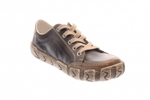 L0314-42 Blau Rieker Damen Halbschuh//Schnürer steel//royal