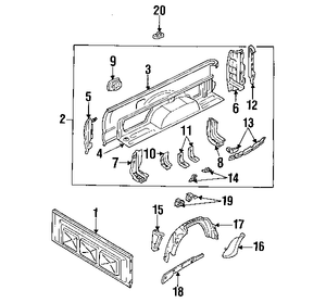 TOYOTA 6563789102 GENUINE OEM SKIRT