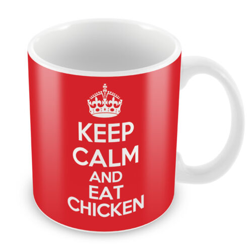Coffee Cup Gift Idea present poultry KEEP CALM and Eat Chicken 