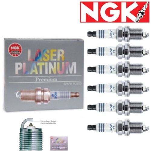 NGK Laser Platinum Plug Spark Plugs 2005-2010 for Nissan Frontier 4.0L V6 6