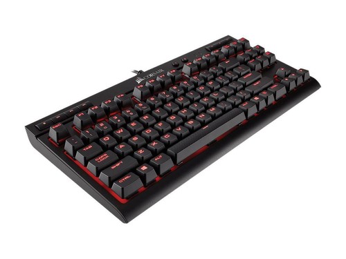 Backlit Red LED Corsair Gaming K63 Compact Mechanical Keyboard Cherry MX Red