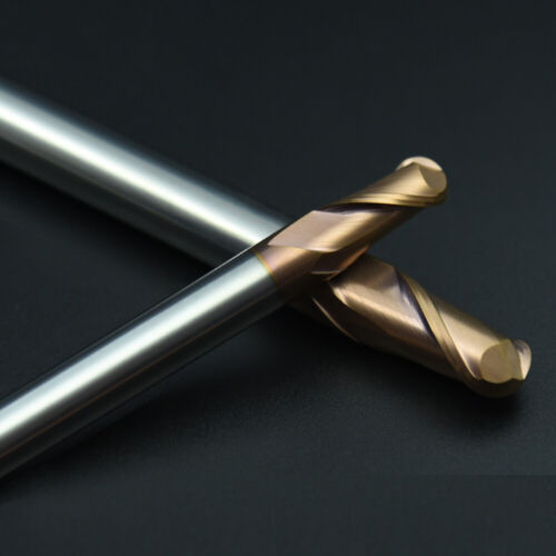 HRC55 Ball Nose Solid Carbide End Mill R1.5mm-R10mm For 2 Flute Milling Cutter