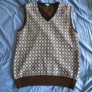 Vintage United Colors of Benetton Sweater Vest Size XL  eBay