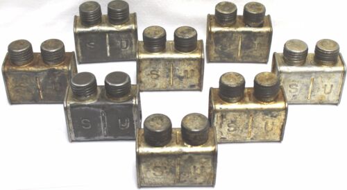 Mosin Nagant Steel Oil Bottle Two Chambers marked SU squared edge each E7900