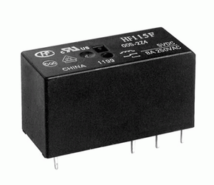 610 Hongfa Europe GMBH 12VDC 8A DPDT Non-Latching Relay HF115F//012-2ZS4BF