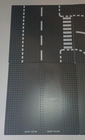 4x LEGO City Road Base Plates Dark Bluish Gray 32X32 30225/26 ~ 44341/42      -Q