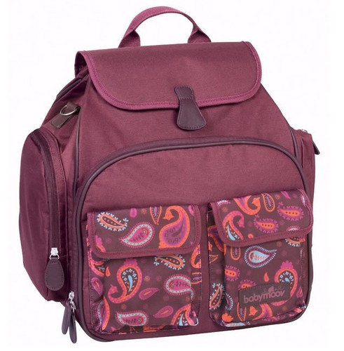 Brand new in bag Babymoov glober baby changing bag with changing mat in cherry