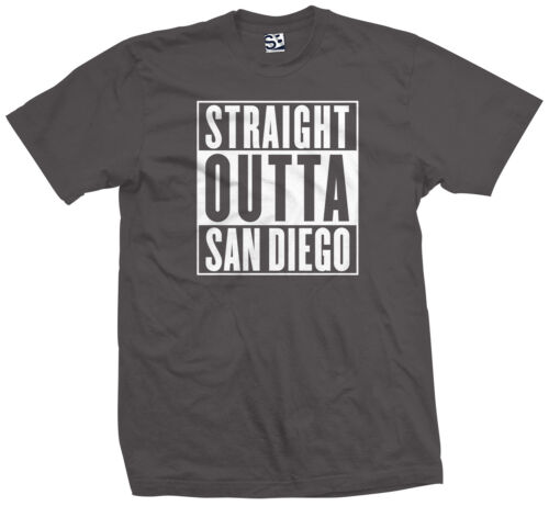 Straight Outta San Diego T-Shirt Padres Chula Vista Escondido SD All Colors