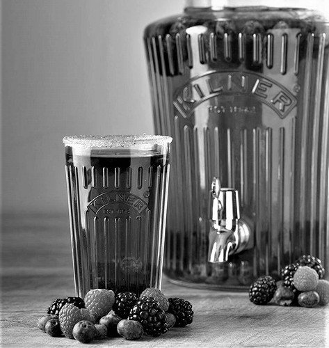 Kilner Set de 4 380 ml Vintage Hiball verre Home Cocktail Bar Verres