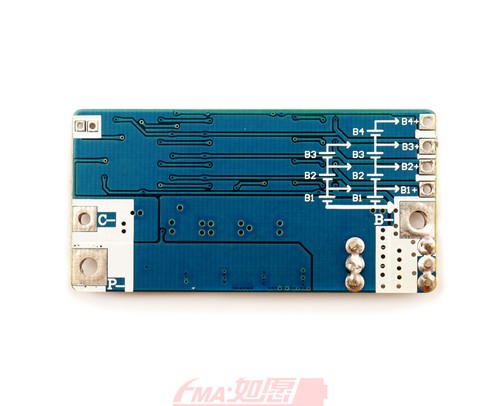 LiFe Battery PCM Protection Balance Module BMS For 3S 9.6V LiFePO4 16A 3S16W006