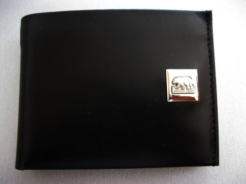 8,0 cm x 10,0 cm x1,5 cm NEU Geldbörse Edelmarke Brown Bear Nappaleder schwarz 