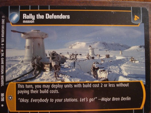 Star Wars TCG ESB Rally The Defenders