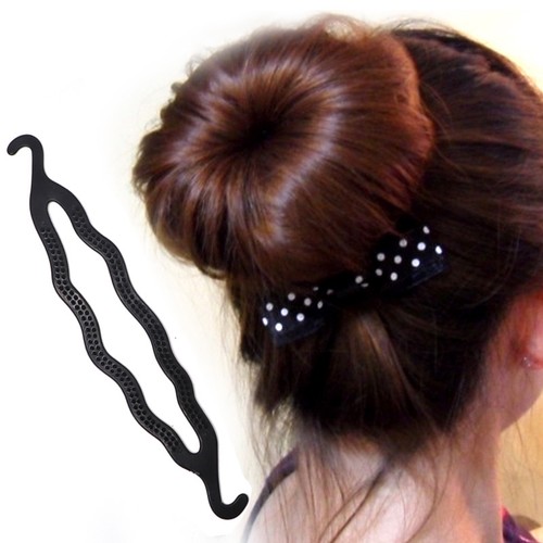 4 Pcs Set Styling Clip Bun Maker Hair Twist Braid Ponytail Tool Accessories