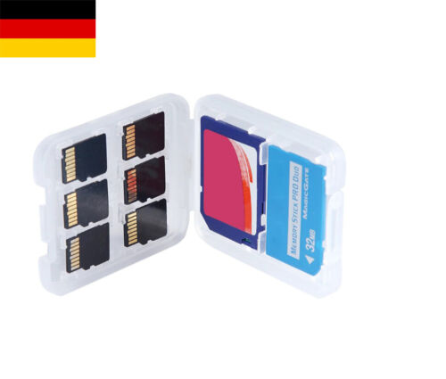 Speicherkarten Hülle 2 in 1 SD MSPD microSD Aufbewahrung Box Etui Hartschale 