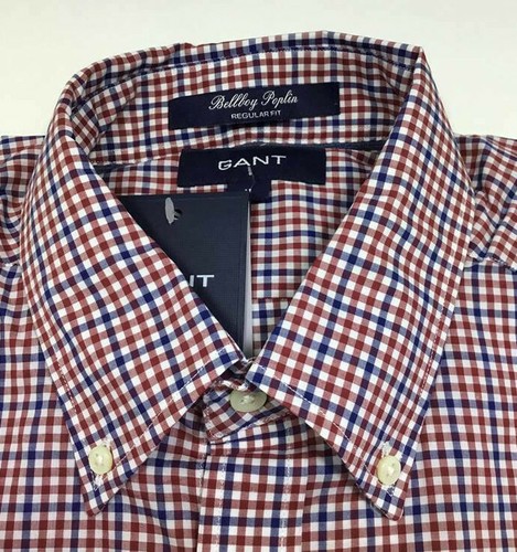 4 Gant Bellboy procurarle 2 Colour Gingham LS BD Regular Fit Camicia col CRANBERRY RED