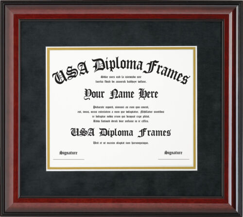 Honors Cherry Glossy Diploma Frame 
