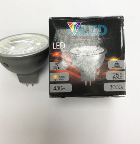 Venture 6w 40w 12v 3000k 36D warm white GU5.3 LED MR16 Non-Dimmable