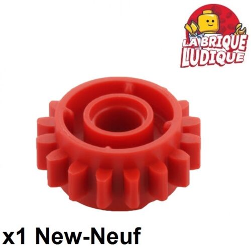 Lego Technic - 1x Zahnrad Ritzel Getriebe 16 Tooth Clutch Rot/Rot 18946 Neu