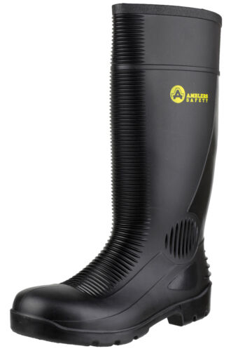 Amblers FS100 Safety Waterproof Wellington Boots Mens Boys Unisex Work UK4-13