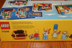 LEGO The SIMPSONS HOUSE # 71006 Homer MARGE Bart LISA Car 2523 pc SEALED retired