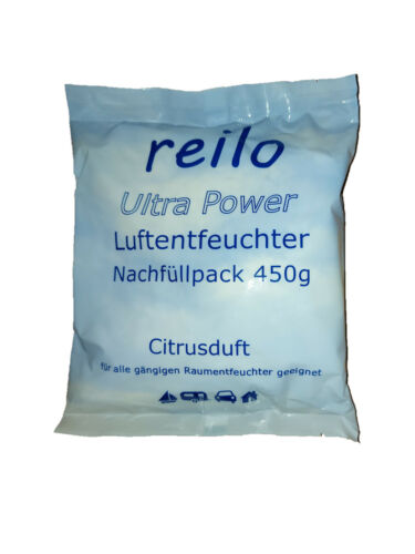 3,06€//kg /"Citrusduft/" Raum-// Luftentfeuchter Granulat Vliesbeutel UP 12x 450g