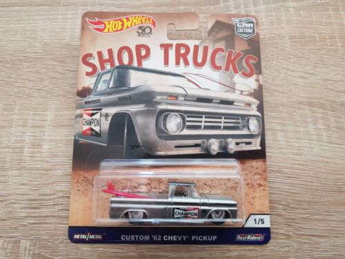 Custom 62 Chevy Pickup Shop Trucks Hot Wheels 2017 