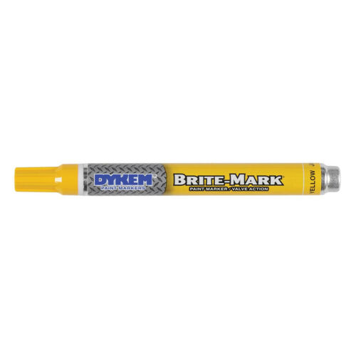 Dykem BRITE-MARK 916 Yellow Medi Brite Mark PAINT MARKERS 12 Pack 84004 NEW