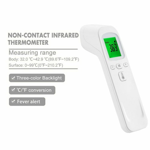 Non-Contact Infrared Digital Forehead Thermometer Baby Adult Temperature Gun