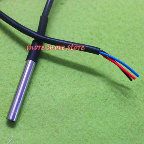Details about  / Waterproof Temperature Probe DS18B20 Stainless Steel Package Temperature Sensor