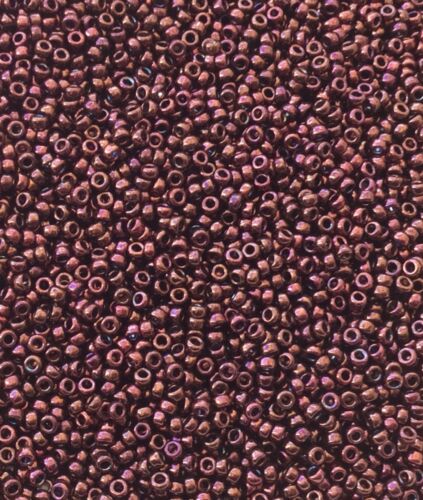 15/0 Japanese Shades of Metallic Round Glass-Seed Beads-28 Grams-CHOOSE COLOR! 