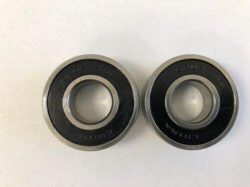 15x 35x 11 mm 2 pcs 6202 2RS double rubber sealed ball bearing
