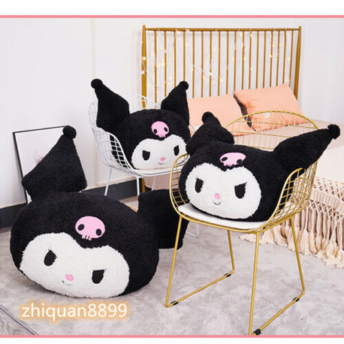Kuromi Plush Doll Throw Pillow Girl Cute Sofa Bedside Cartoon Cushion Xmas Gift