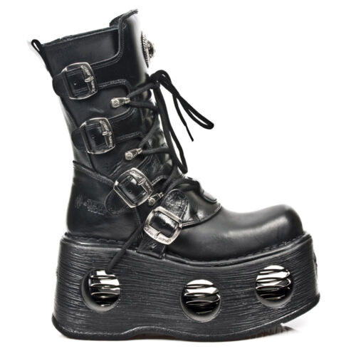 NEWROCK New Rock Boots Style M.373 S2 Spring Black Unisex