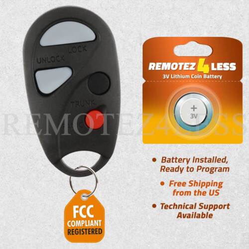 Keyless Entry Remote for 2000 2001 Nissan Maxima Car Key Fob Control 