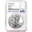 2019 $1 American Silver Eagle NGC MS69 Blue ER Label