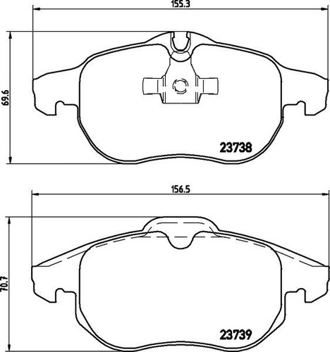 OPEL ASTRA signum vectra Textar plaquettes de freins FIAT CROMA saab 9-3 frein