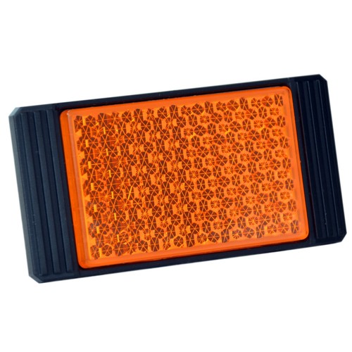 14044 Reflektor Katzenauge Rückstrahler ORANGE 8 cm selbstklebend HR Art