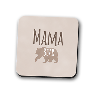 Mama Bear Coaster place mat Mères Jour Cadeau Mummy Mug reste carré 9 cm x 9 cm
