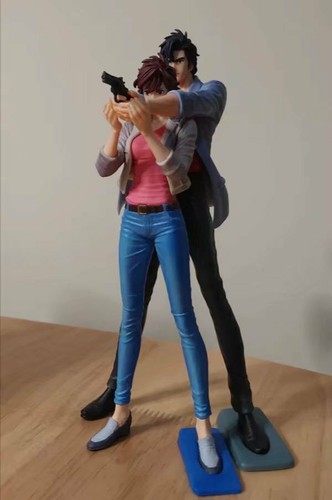 City Hunter Shinjuku Private Eye Saeba Ryo and Makimura Kaori Figure New in Box