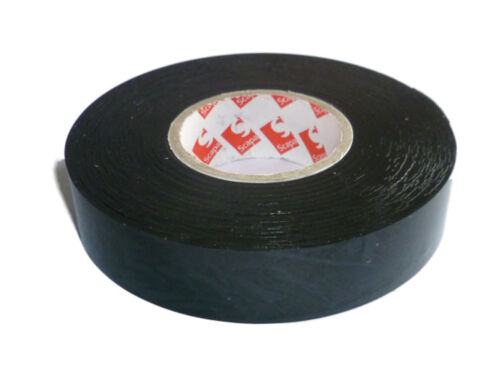 Black Scapa Tape PVC 19mm x 25m
