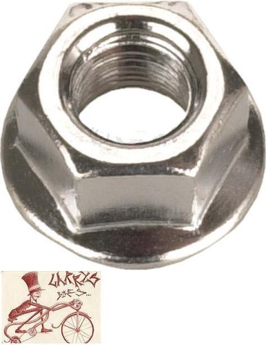 WHEELS MANUFACTURING 9.5 X 26TPI REAR AXLE LOCKNUT BICYCLE HUB PART--SINGLE