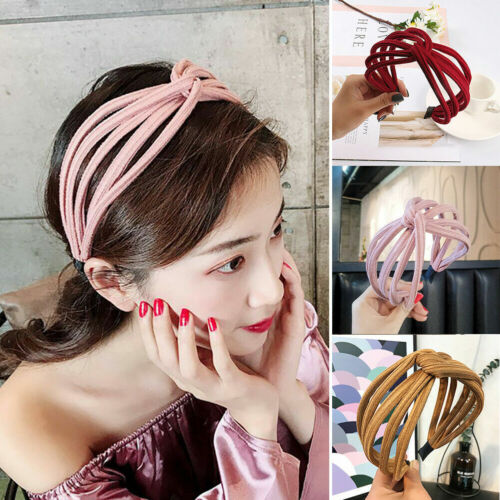 Details about  &nbsp;SALE Women&#039;s Headband Twist Hairband Bow Knot Cross Tie Cloth Headwrap Hair Band