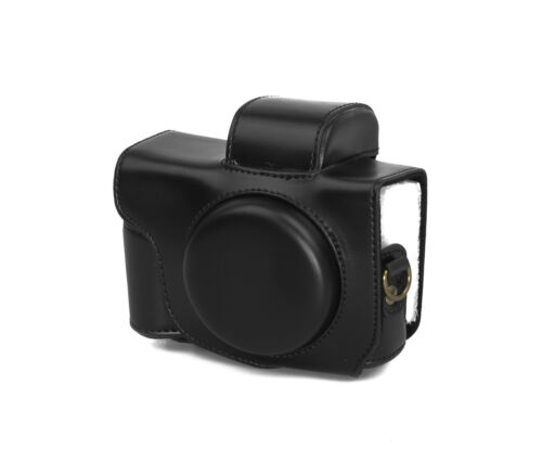 Estuche carcasa para Canon PowerShot g5x piel sintética g5 x bolso negro cc1119a