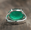 Details about / Natural Oval Green Onyx Gemstone 925 Sterling Silver Ring For Christmas Gift