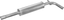 6K 1.0 1.4 1.9 D 1996-1999 Auspuffanlage 483 Auspuff SEAT IBIZA II