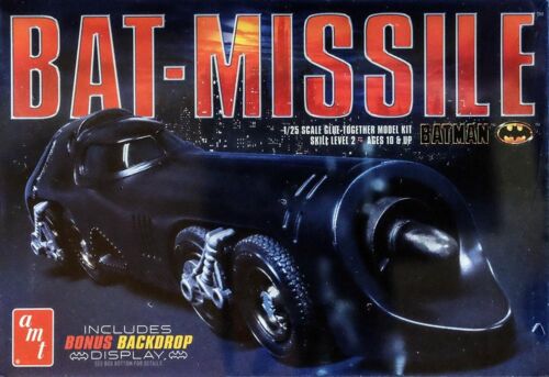 Bat-Missile Batmobile Batman Returns Movie in 1:25 AMT Model Kit Bausatz AMT952