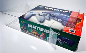 1 Clear Console Box Protector N64 Main Size  Does Not fit Funtastic! Nintendo 64
